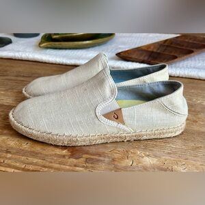 Olukai Women’s Kaula Pa'a Kapa Convertible Espadrille Slip On Shoes Size 7